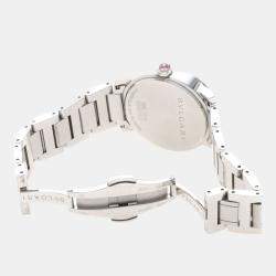 Pre Owned Bvlgari BB BBL33S Automatic Stainless Steel Womens Wristwatch 33 mm