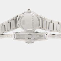 Pre Owned Bvlgari BB Diamond BBL26S Quartz Stainless Steel Womens Wristwatch 26 mm