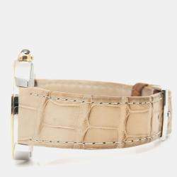 Pre Owned ساعة يد رجالية بلغاري BB BBLP37SG أوتوماتيكية ذهب وردي 37 مم