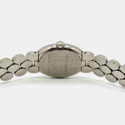 Pre Owned Bvlgari Ovale OVW27G Quartz Diamond 18K White Gold Women's Wristwatch 27 mm