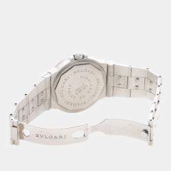 Pre Owned Bvlgari Diagono LCV35S Automatic Black Stainless Steel Men's Wristwatch 36mm