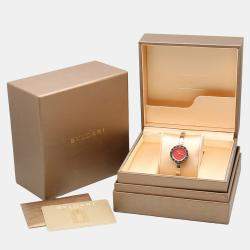 Pre Owned Bvlgari B.Zero1 BZ23C2DSS Quartz Pink Stainless Steel Women's Wristwatch 23 mm