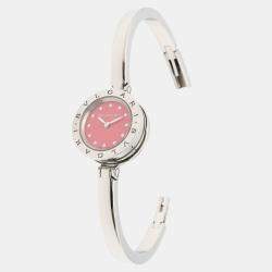 Pre Owned Bvlgari B.Zero1 BZ23C2DSS Quartz Pink Stainless Steel Women's Wristwatch 23 mm