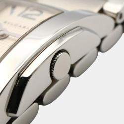 Pre Owned Bvlgari Assioma AA26S Quartz Silver Stainless Steel Women's Wristwatch 18 mm