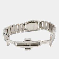 Pre Owned Bvlgari Assioma AA26S Quartz Silver Stainless Steel Women's Wristwatch 18 mm