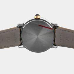 Pre Owned Bvlgari BvlgariBvlgari BBLP33SG Automatic White diamonds steel 18k Rose Gold Women's Wristwatch 33 mm