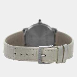 Pre Owned Bvlgari BvlgariBvlgari BBLP37S Quartz White diamonds steel Women's Wristwatch 37 mm
