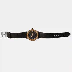 Pre Owned Bvlgari BBLP33SG 102742 Automatic Diamond 18K Rose Gold Stainless Steel Women's Wristwatch 33 mm