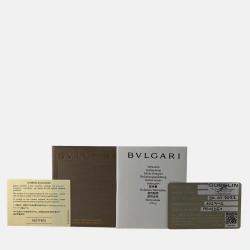 Pre Owned Bvlgari BBLP33SG 102742 Automatic Diamond 18K Rose Gold Stainless Steel Women's Wristwatch 33 mm