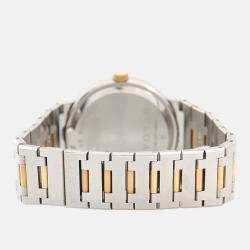 Pre Owned Bvlgari BB33SG Quartz Black 18K Yellow Gold Stainless Steel Women's Wristwatch 33mm