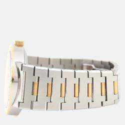 Pre Owned Bvlgari BB33SG Quartz Black 18K Yellow Gold Stainless Steel Women's Wristwatch 33mm