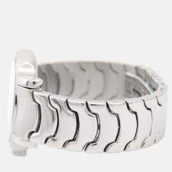 Pre Owned Bvlgari Solotempo ST29S Quartz Black Stainless Steel Women's Wristwatch 29mm