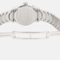 Pre Owned Bvlgari Solotempo ST29S Quartz Black Stainless Steel Women's Wristwatch 29mm