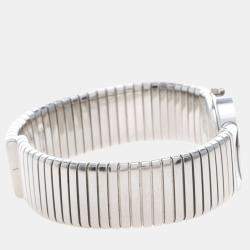 مملوكة مسبقًا Bvlgari Bvlgari Tubogas BB262TS Quartz Black Stainless Steel Women's Wristwatch 26mm