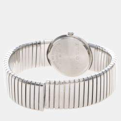 مملوكة مسبقًا Bvlgari Bvlgari Tubogas BB262TS Quartz Black Stainless Steel Women's Wristwatch 26mm