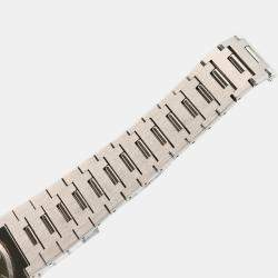 مملوكة مسبقًا Bvlgari Bvlgari Bvlgari BB33SS Automatic Black Stainless Steel Women's Wristwatch 33 mm