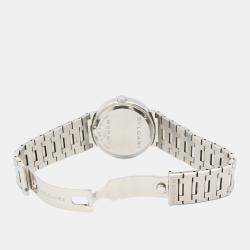 مملوكة مسبقًا Bvlgari Bvlgari Bvlgari BB33SS Automatic Black Stainless Steel Women's Wristwatch 33 mm