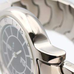 مملوكة مسبقًا Bvlgari Solotempo ST29S Quartz Black Stainless Steel Women's Wristwatch 29 mm