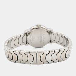 مملوكة مسبقًا Bvlgari Solotempo ST29S Quartz Black Stainless Steel Women's Wristwatch 29 mm