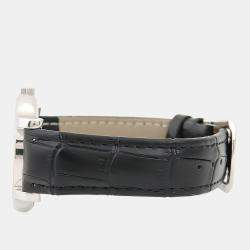 Pre Owned ساعة يد للرجال بلغاري سولوتيمبو ST35S كوارتز ستانلس ستيل أسود 35 مم