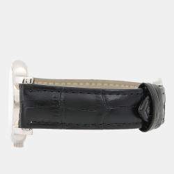 Pre Owned ساعة يد للرجال بلغاري سولوتيمبو ST35S كوارتز ستانلس ستيل أسود 35 مم