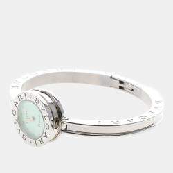 مملوكة مسبقًا ساعة يد نسائية بلغاري بي.زيرو1 BZ22S ستانلس ستيل كوارتز 22 مم