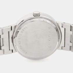 Pre Owned ساعة يد نسائية بلغاري BB33SS تلقائية ستانلس ستيل 33 مم