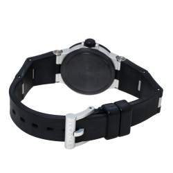 Pre Owned Bvlgari Carbon Fiber Aluminum and Black Rubber Diagono AL 29 TA Women's Wristwatch 29 mm