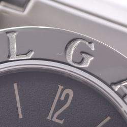 Pre Owned Bvlgari Black Stainless Steel Bvlgari BB26SS Women's Wristwatch 26 MM