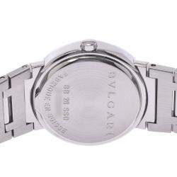 Pre Owned Bvlgari Black Stainless Steel Bvlgari BB26SS Women's Wristwatch 26 MM