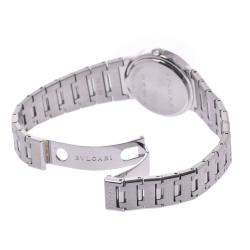 Pre Owned Bvlgari Black Stainless Steel Bvlgari BB26SS Women's Wristwatch 26 MM