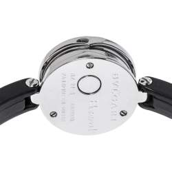 Pre Owned Bvlgari Black Stainless Steel Black Resin B.Zero1 BZ 22 S Women's Wristwatch 22 mm