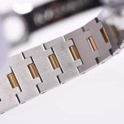 Pre Owned Bvlgari Black 18K Yellow Gold and Stainless Steel Bvlgari Bvlgari BB23SG Women's Wristwatch 23MM