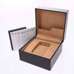 Pre Owned Bvlgari Black 18K Yellow Gold and Stainless Steel Bvlgari Bvlgari BB23SG Women's Wristwatch 23MM