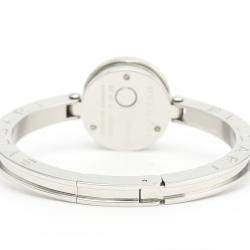 Pre Owned Bvlgari Blue MOP Diamonds Stainless Steel B.Zero1 Quartz Bz22S Women's Wristwatch 22 MM