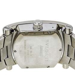 Pre Owned Bvlgari Grey Stainless Steel Assioma AA39S Women's Wristwatch 39 mm