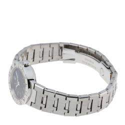 Bvlgari Black Stainless Steel BB23SS Women's Wristwatch 23 MM