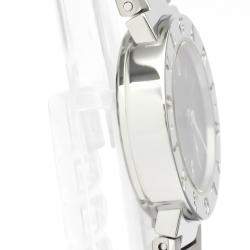 Bvlgari Black Stainless Steel BB23SS Women's Wristwatch 23 MM