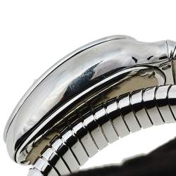 Pre Owned ساعة يد نسائية بلغاري سربنتي توبوغاز أس بي 35 أس ستانلس ستيل فضية 35 مم