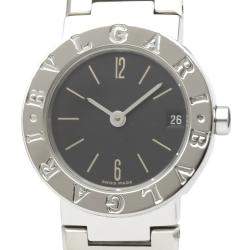 Bvlgari Black Stainless Steel Bvlgari Bvlgari BB23SS Women's Wristwatch 23 MM