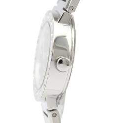 Pre Owned Bvlgari Black Diamonds Stainless Steel Bvlgari Bvlgari BB23SS Quartz Women's Wristwatch 22 MM