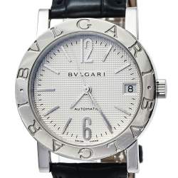 Pre Owned Bvlgari Silver Stainless Steel Bvlgari BB 33 SL AUTO Automatic Women's Wristwatch 33 mm