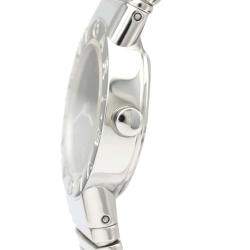 Pre Owned Bvlgari Black Stainless Steel Tubogas BB232TS Quartz Women's Wristwatch 23 MM