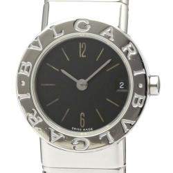 Bvlgari Black Stainless Steel Tubogas BB232TS Quartz Women's