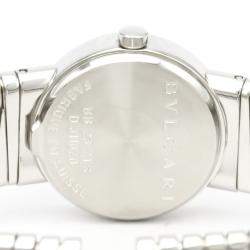Pre Owned Bvlgari Black Stainless Steel Tubogas BB232TS Quartz Women's Wristwatch 23 MM