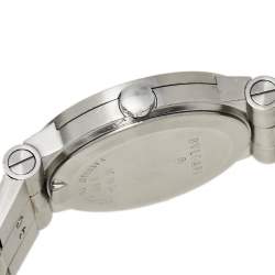 Pre Owned Bvlgari Black Stainless Steel Diagono LC 29 S Automatic Women's Wristwatch 29 mm