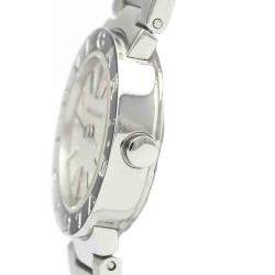 Pre Owned Bvlgari White Stainless Steel Bvlgari Bvlgari BB23SS Women's Wristwatch 22 MM