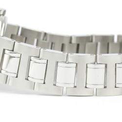 Pre Owned Bvlgari White Stainless Steel Bvlgari Bvlgari BB23SS Women's Wristwatch 22 MM