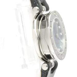 Bvlgari Blue MOP Stainless Steel BZ22S B-Zero1 Women's Wristwatch 22 MM