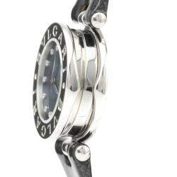 Bvlgari Blue MOP Stainless Steel BZ22S B-Zero1 Women's Wristwatch 22 MM